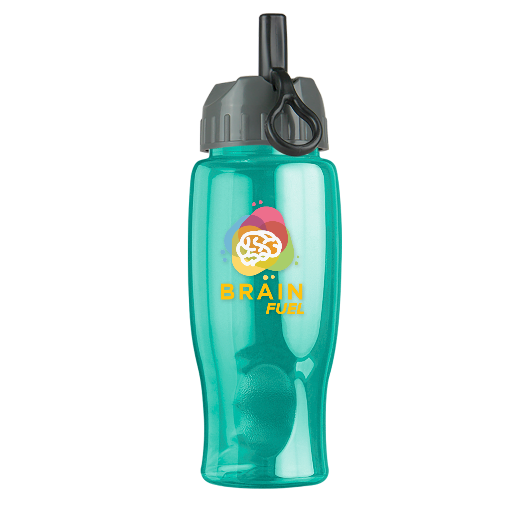Poly+ Bottle with Ring-Straw Lid - 27 oz.